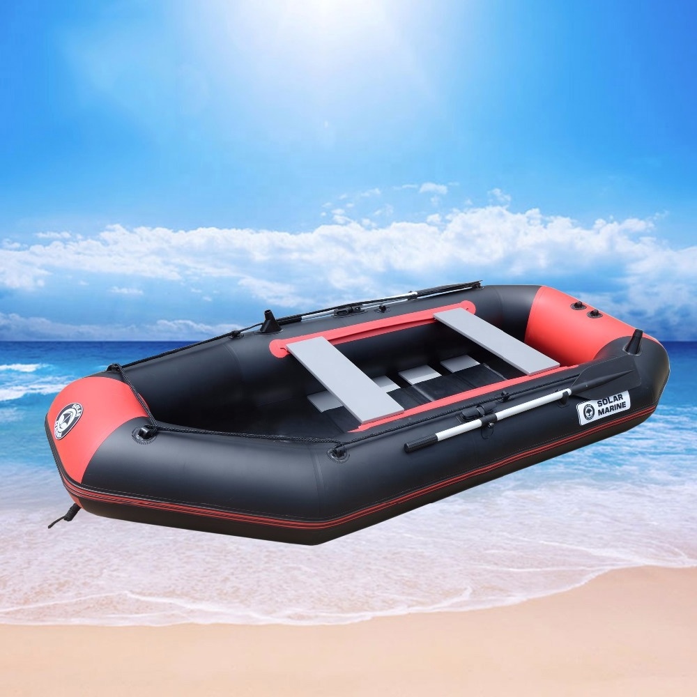 Anti-flood Rescue Boat 4 Person 300cm Fishing Inflatable Boat PVC Rowing Ship Hovercraft Kayak Dinghy ifting Raft Sailboat