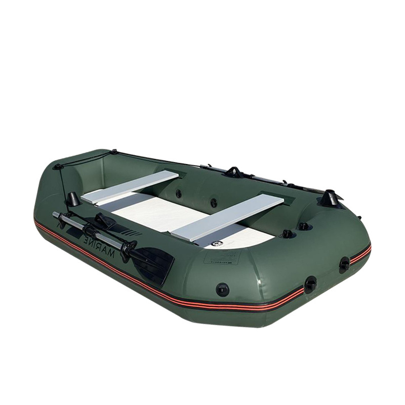 SOLAR MARINE 7.5FT Inflatable Boats 0.7MM PVC 3 Person Rowing Kayak Portable Folding Canoe Dinghy Rafts with Accessories