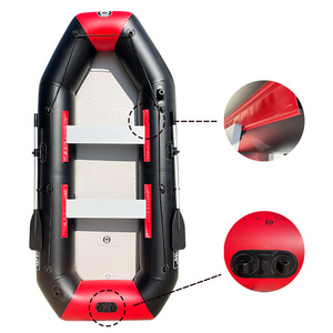 Solarmarine 5 Person 3.3 M Foldable PVC Inflatable Boat Fishing Kayak Canoe With paddle