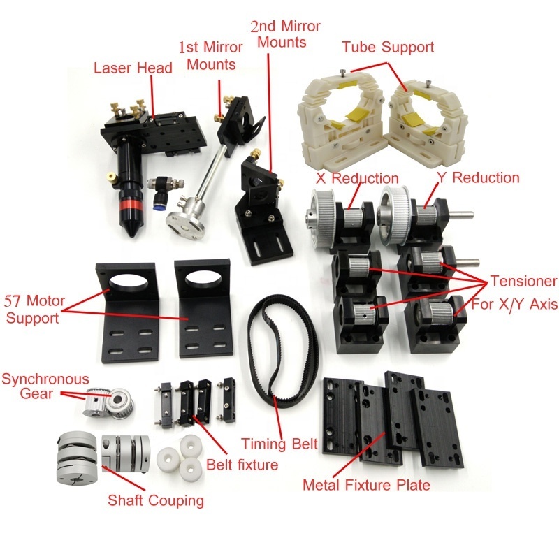 Laser Cutting Machine Spare Kit Parts For DIY Laser CO2 Machine