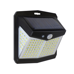 128 LED solar light IP65 waterproof outdoor lamp pir motion sensor led motion sensor solar security lights