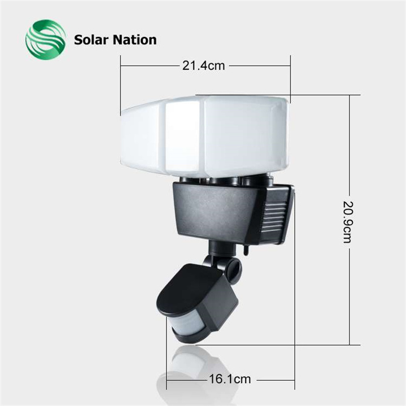 Smart Light Bulb Outdoor Solar Motion Security Lamp 250 Led Solar Powered Triple Head Motion Sensor Security Light