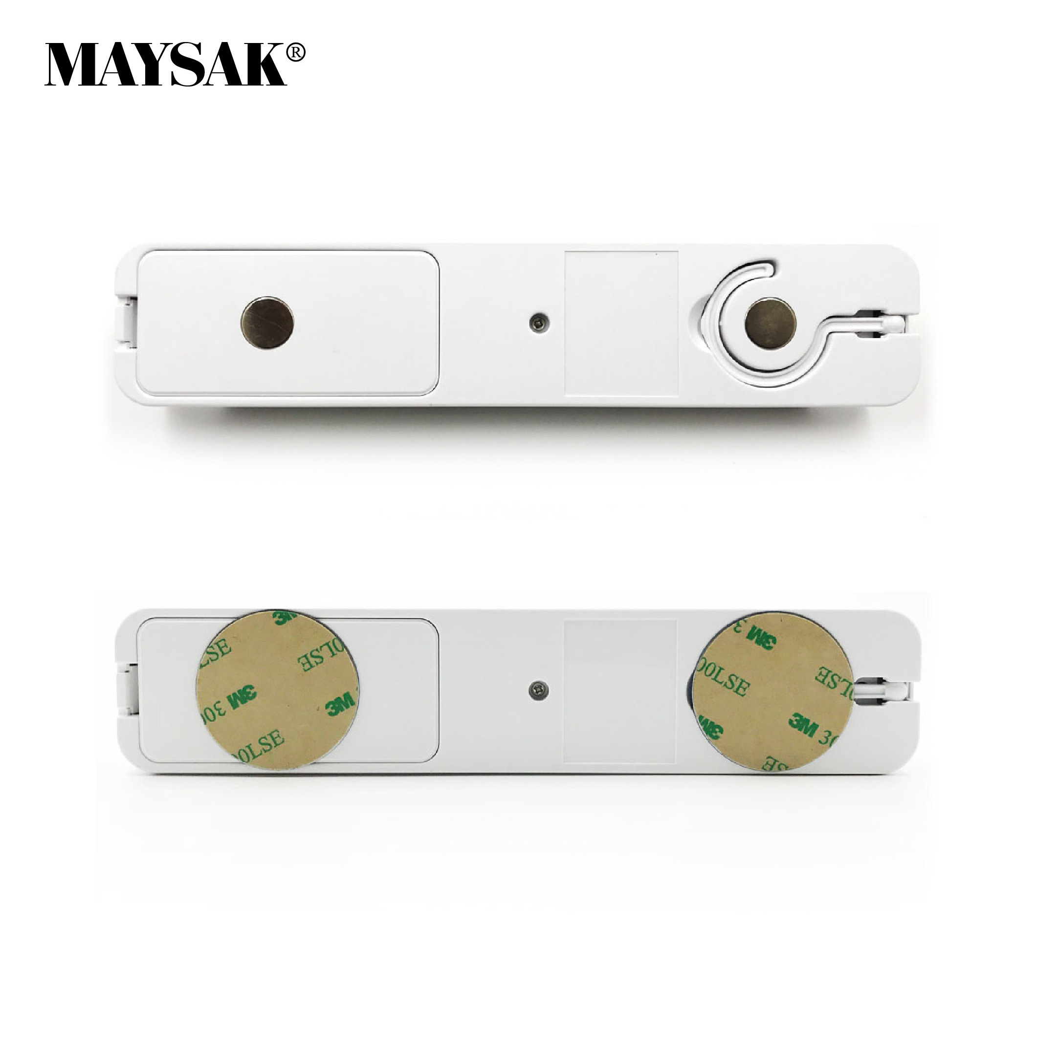 Dry Battery Operated 8led Cabinet Light Rechargeable Buckle Extremely Bright Night Light For Bedroom