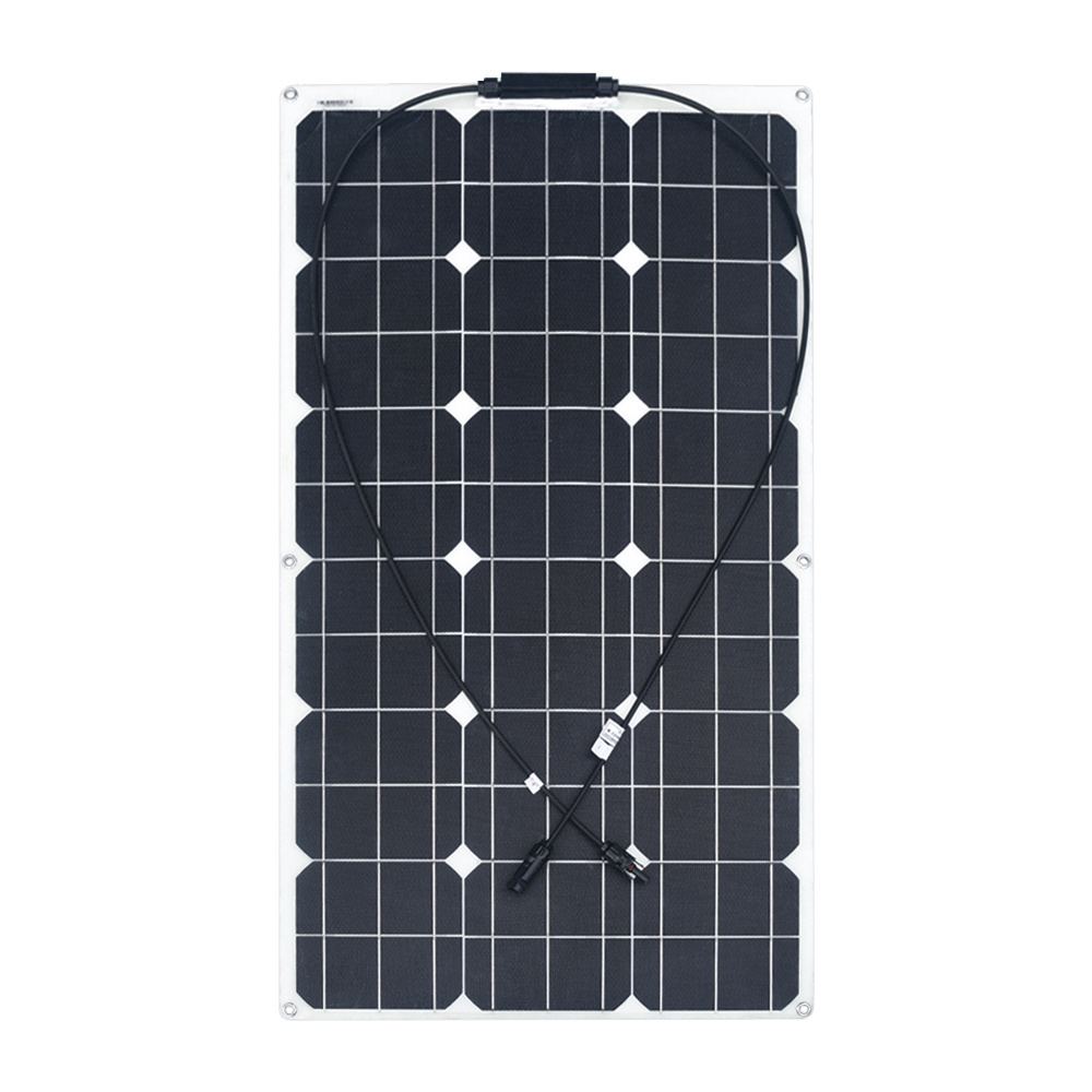 High Efficiency Mono Portable Generator 18v 75w Flexible Solar Panel for Marine RV Boat Caravan