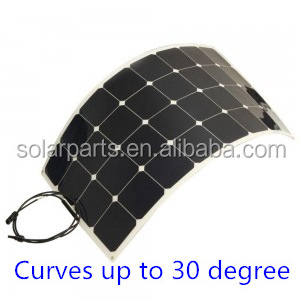 China Shenzhen factory Direct Sales 100 Watt 12V Marine Flexible Solar Panel