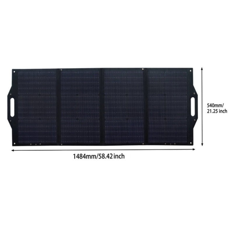 100W Solarparts Mono Foldable Portable Solar Panel Waterproof for RV/Lorry/Trucks