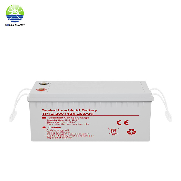 Solar Planet Real Factory 12V 50Ah 60Ah 100Ah Solar Storage Power Gel Battery For Sale