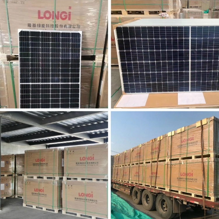 Longi Solar Panel 410W 415W 420W 450W 465W 500W Original Solar Panel Longi With 25 Years Power Warranty