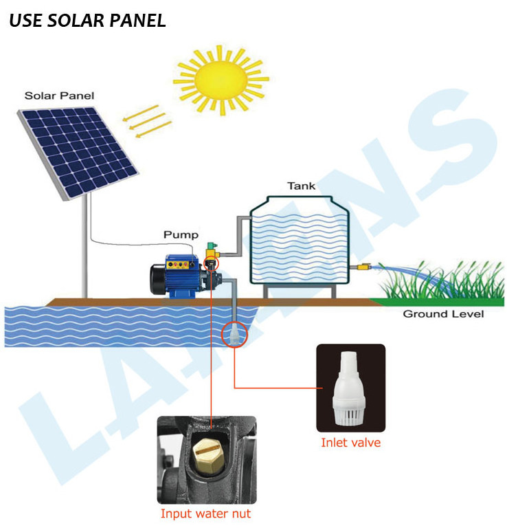 High Pressure DC Solar Water Pump 24V 48V Solar Pump For Booster