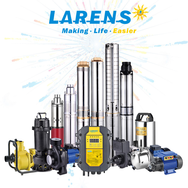 LARENS 2LSC Series 24V 250 Watt W Dc Brushless Irrigation Stainless Steel Deep Well Solar Water Pump