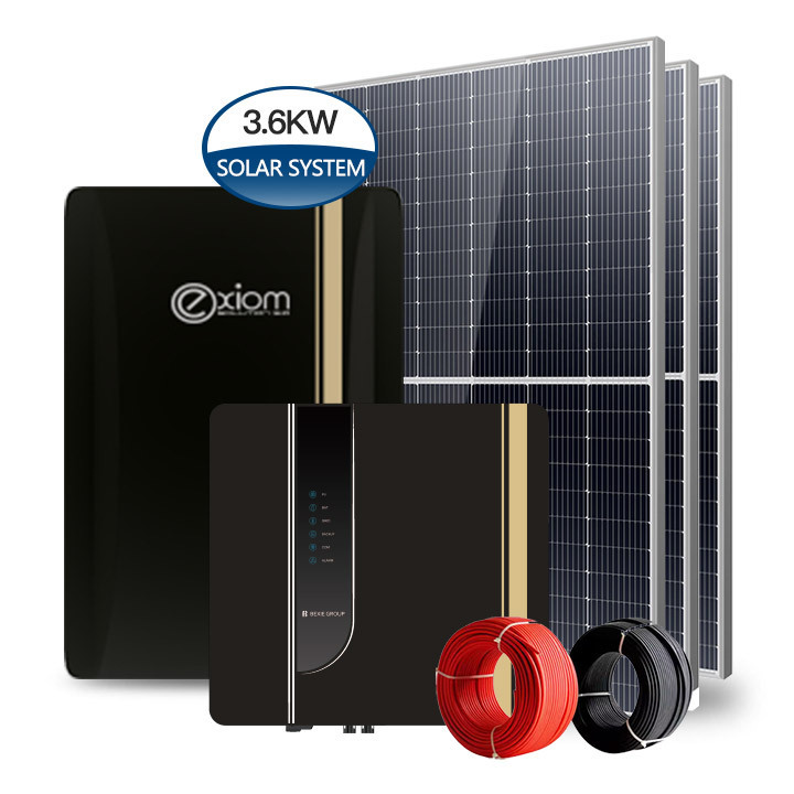 solar panel system full set for house 3600w complete 3.6kva solar power system home solar kit complete