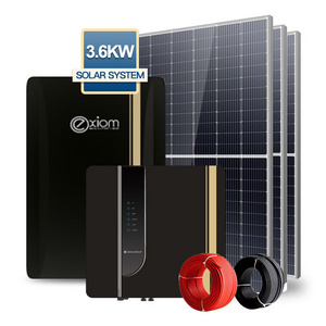 solar panel system full set for house 3600w complete 3.6kva solar power system home solar kit complete