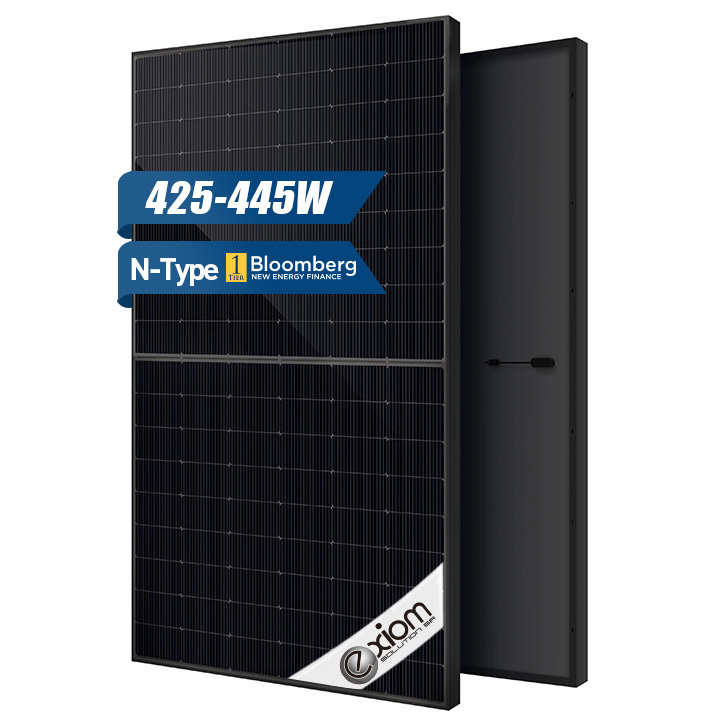 Eu stock N type Topcon Pv module 400W 420W 425W 430W 435W 440w 450W All full Black Solar Panels Germany Market Hot Selling