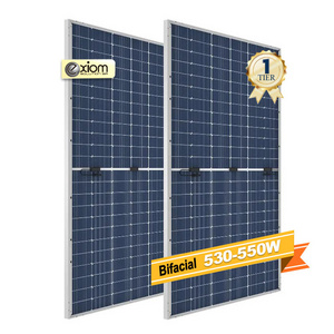 Sunshine Solar 530W 535W 540W 545W 550W 144Cell 182MM Bifacial Double Glass Solar Power Panel