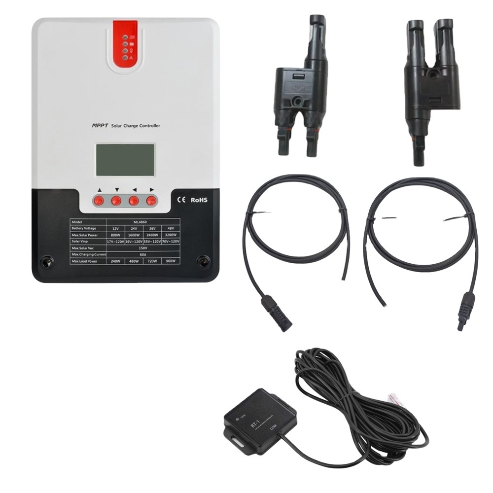 RV Charge Controller 12/24V Lithium-Ion Battery srne 12v 24v mppt voltage solar charge controller