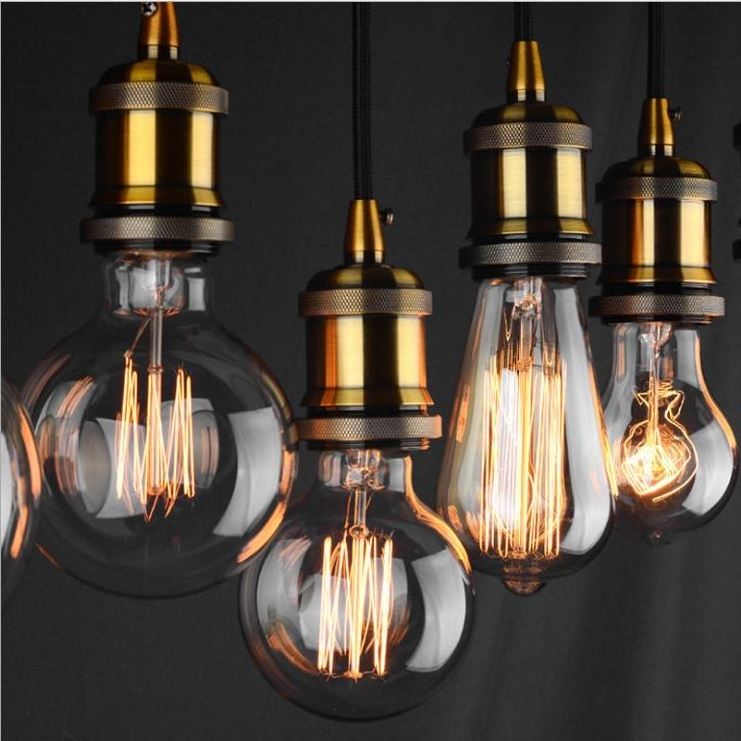 Retro LED bulb E27 large spiral light source tungsten filament bulb super bright