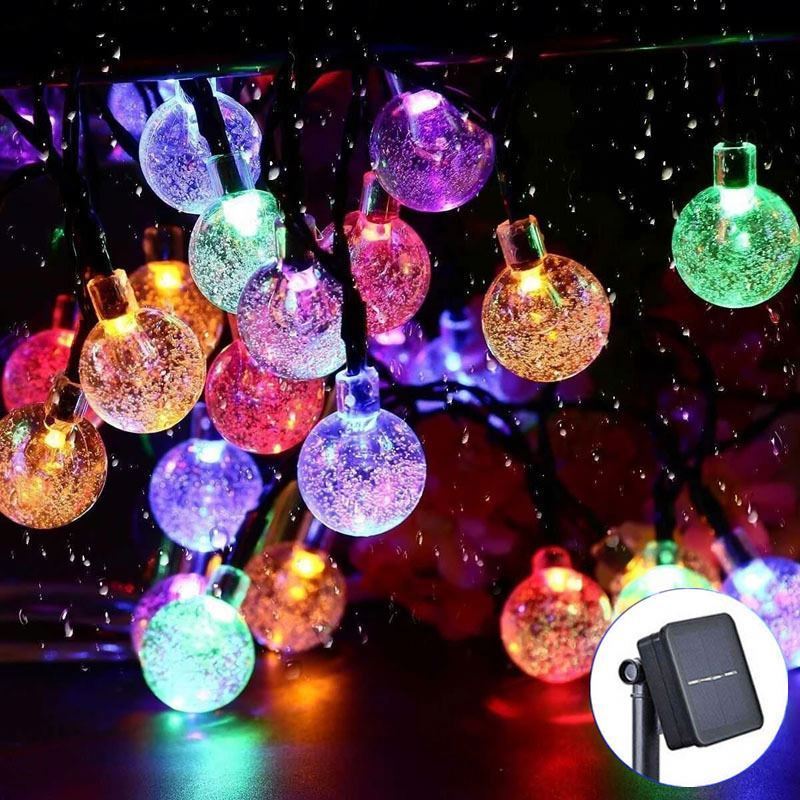 48FT E26 Outdoor lights string Globe Light Bulbs IP65 Waterproof Part Backyard Bistro Decor Christmas Tree String Lights