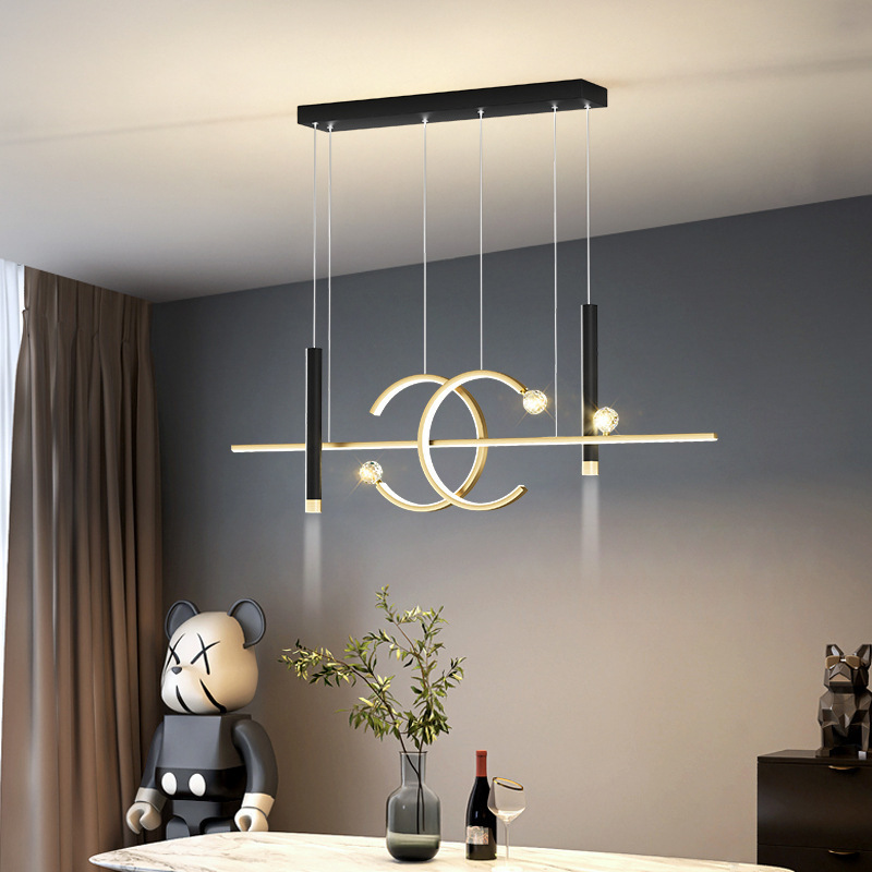 Modern Ring LED Pendant Light Indoor Lighting For Home Hanging Lamp Living Room Kitchen Dining Table Bedside Decoration Lights