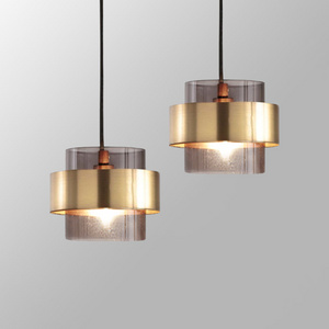 Led Luxury Gold Modern Pendant Lamp Nordic Design Glass Chandelier Ceiling Light Fixture