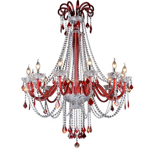 Big Project Custom Sea Star Shape Colorful Decor Show Hall Aquarium Crystal Led Chandelier Light