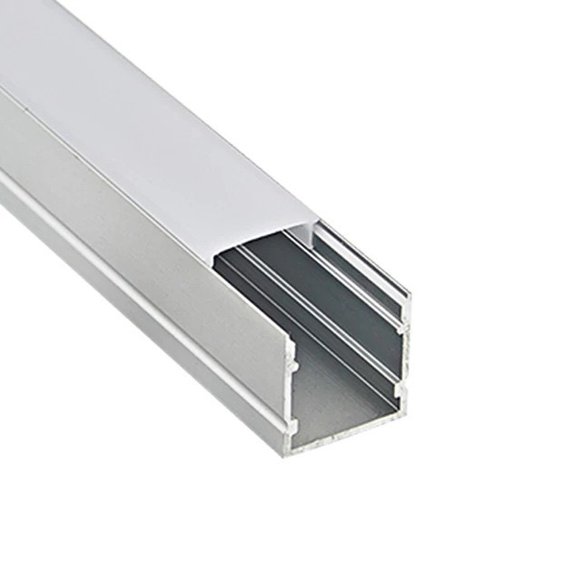 DMH1202 Strip Light Channel Diffuser LED Aluminum Profile For 5050 5730 Led Hard Light Led Bar Aluminum Channel Housing Cover