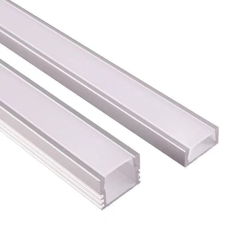 Custom LED Aluminum Profiles Flexible Track Aluminum LED Channel Track For DIY 6mm 8mm Neon Signs Housing Linear Light Install