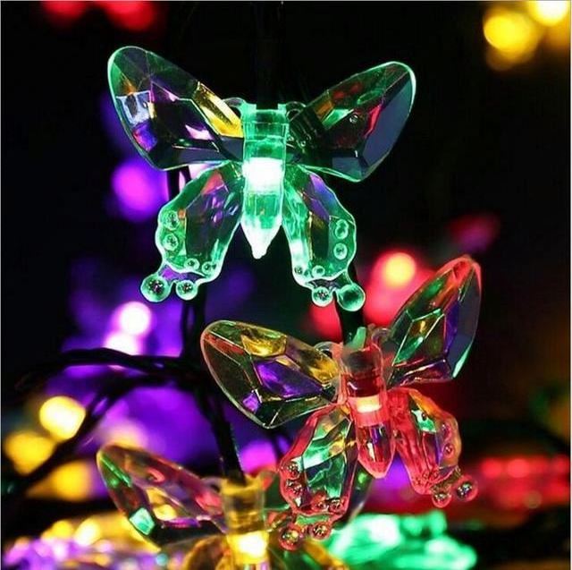 7m 50leds Bee Shaped LED String Lights Battery Operated Christmas Garlands Fairy Lights For Holiday Party Garden Decoration