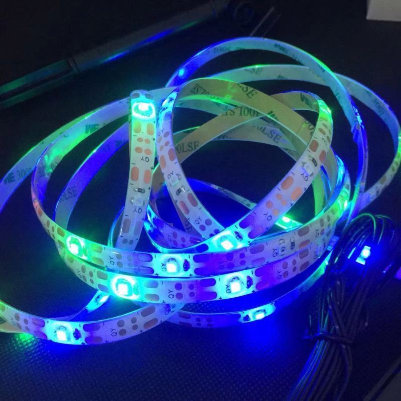 Hot Selling Waterproof IP68 IP67 60Pcs LED/M SMD 5050 Flexible LED Strip 24V solar powered waterproof led strip lights