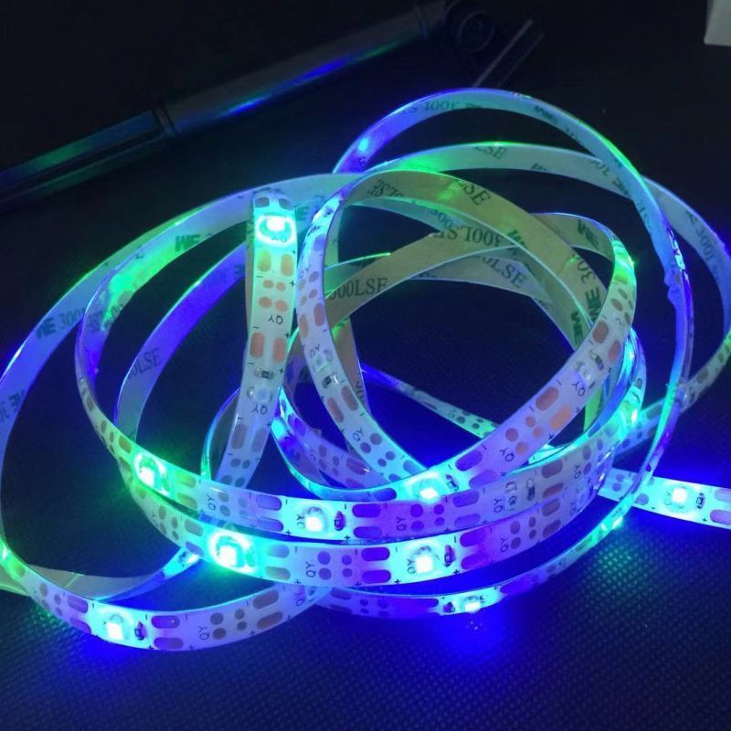 Hot Selling Waterproof IP68 IP67 60Pcs LED/M SMD 5050 Flexible LED Strip 24V solar powered waterproof led strip lights