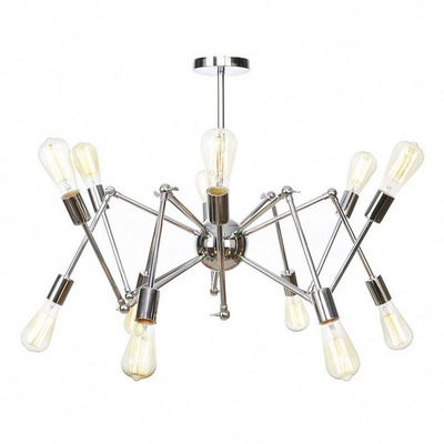 Creative Retro Ceiling Chandelier Lamp for Home Bar Vintage Plexiglass Pendant Light Fixtures