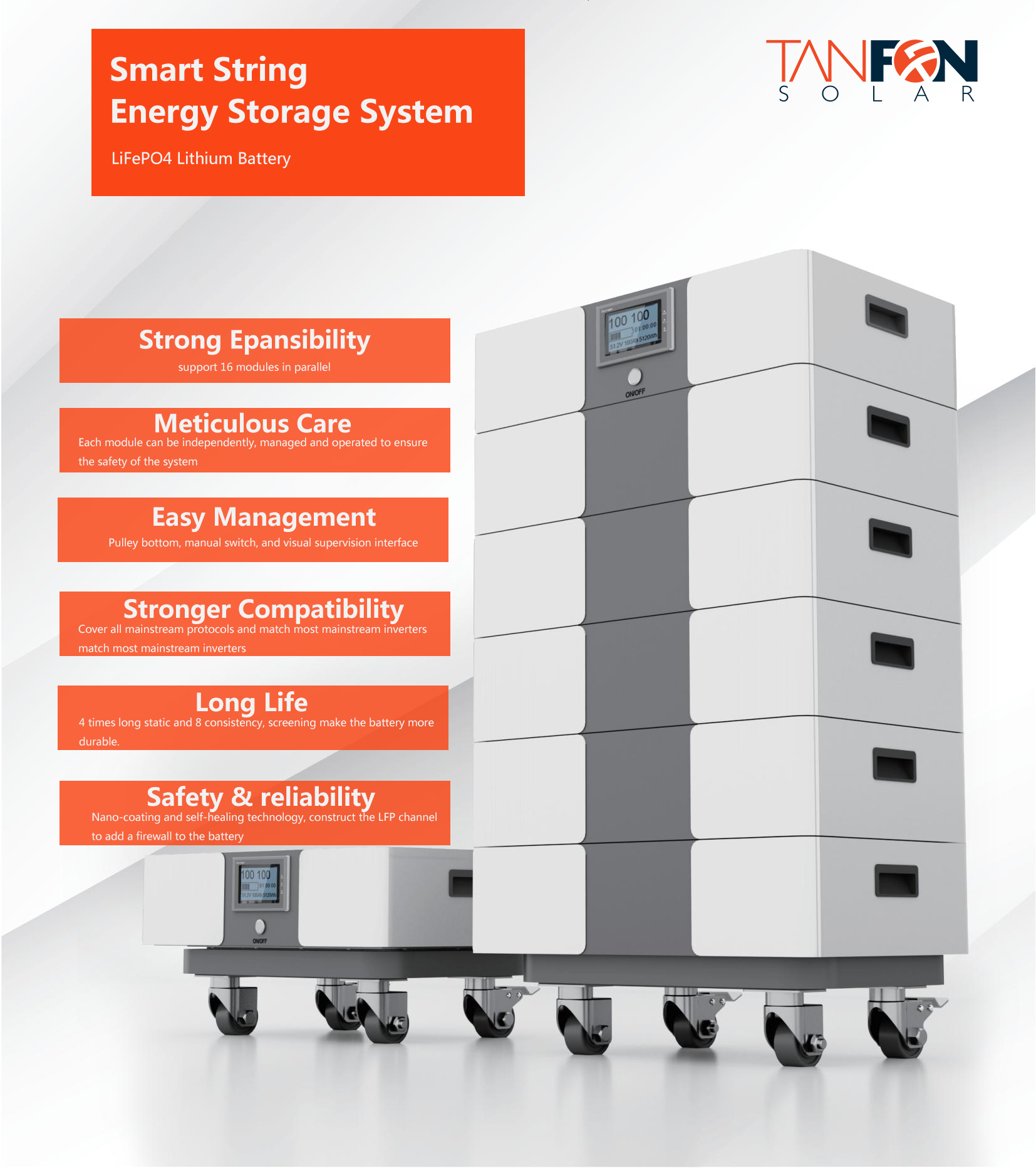 Italia CEI 0-21 stackable 48V 5Kwh 10Kwh Battery Fotovoltaico Agli Ioni Di Litio Lifepo4 Energy Storage Lithium Ion Batteries