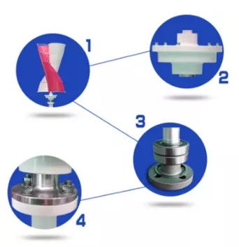 spiral wind turbine 10000 watt wind generator