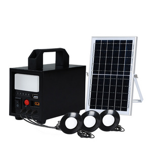 20w 40w 60w Outdoor Camping Portable Emergency Backup Home Lighting System Solar Power Generator  kits for home lighting