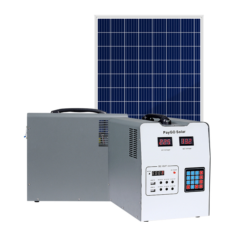 INew Material Portable Pay As You Go 1000W Off Grid Solar Power System For Home Panel for Household Solar Power System Ce Lithiu