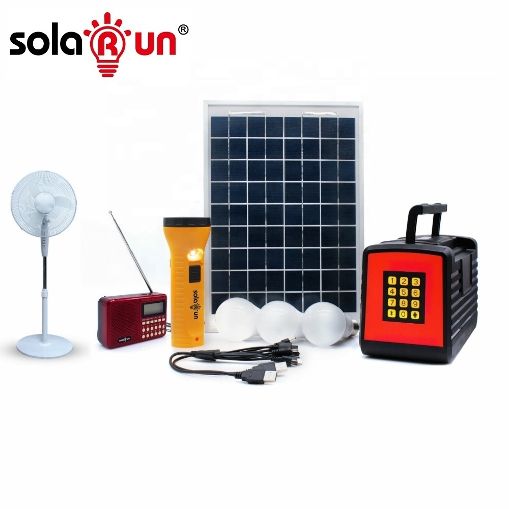 Pay As You Go 30W 50W 100W Home Solar System Off-grid Solar Power System Kit Case Generador Solar Panel