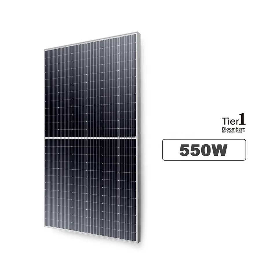 Tier1 JA/LONGi/JinKO/Trina 410w Solar Photovoltaic Panels 550 Watts 500w 530w 540w 550w 600w Half Cut Cell Solar Panel In Stock