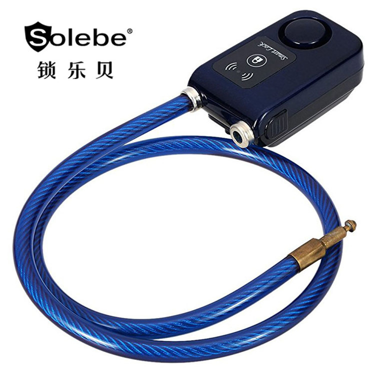 wholesale anti theft 110db electric scooter keyless smart  bicycle cable  electronic alarm lock e bike accessories