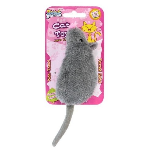 2023 Hot Sale Soft Plush Animal Catnip Cat Toy Playing New Design Mouse Rabbit Hedgehog Squirrel With Crackle Paper Inside