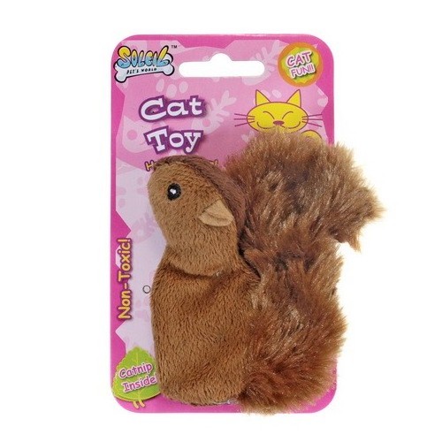 2023 Hot Sale Soft Plush Animal Catnip Cat Toy Playing New Design Mouse Rabbit Hedgehog Squirrel With Crackle Paper Inside