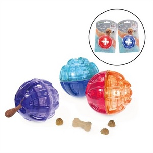 PET toys supplier TPR balls pet treat&tumbling  toy for dogs dog chew toys