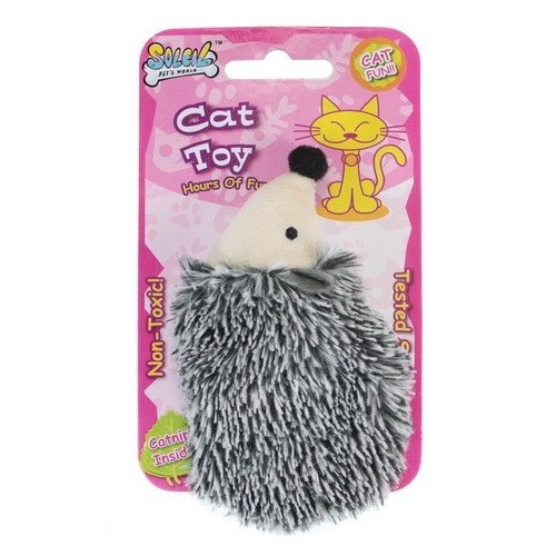 2023 Hot Sale Soft Plush Animal Catnip Cat Toy Playing New Design Mouse Rabbit Hedgehog Squirrel With Crackle Paper Inside