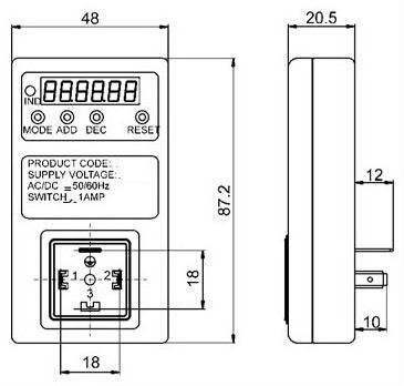 Direct acting auto drain water solenoid valve with YS-3800 digital timer