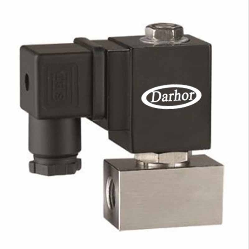 Stainless steel 100bar 200bar 250bar 300bar 12V 24V high pressure solenoid valve