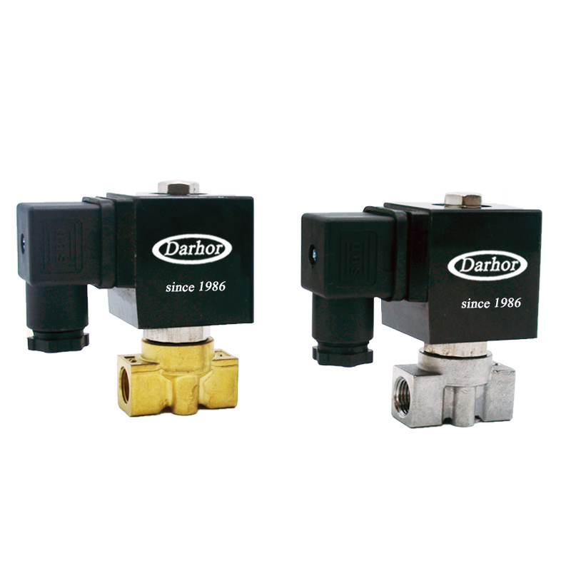 150bar 170bar 2 way brass high pressure solenoid valve for air water