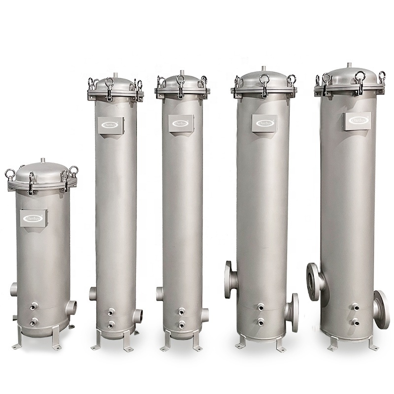 Filtration Equipment Stainless Steel Water Cartridge Filter Housing For Liquid Filtration On RO Systems