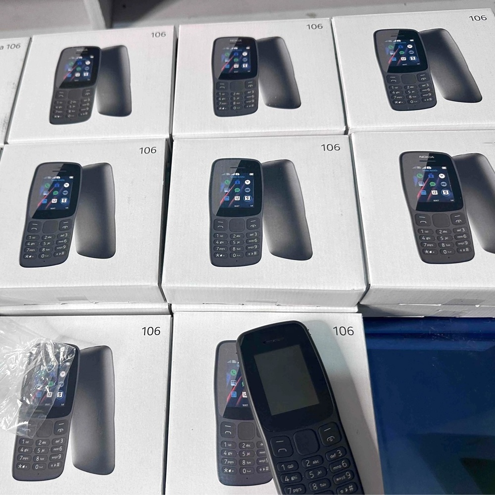 Cheap feature phone For Nokia 106 2018 Original keypad used mobile phone wholesale 105 110 3310 6300 B310 Bar cellphone