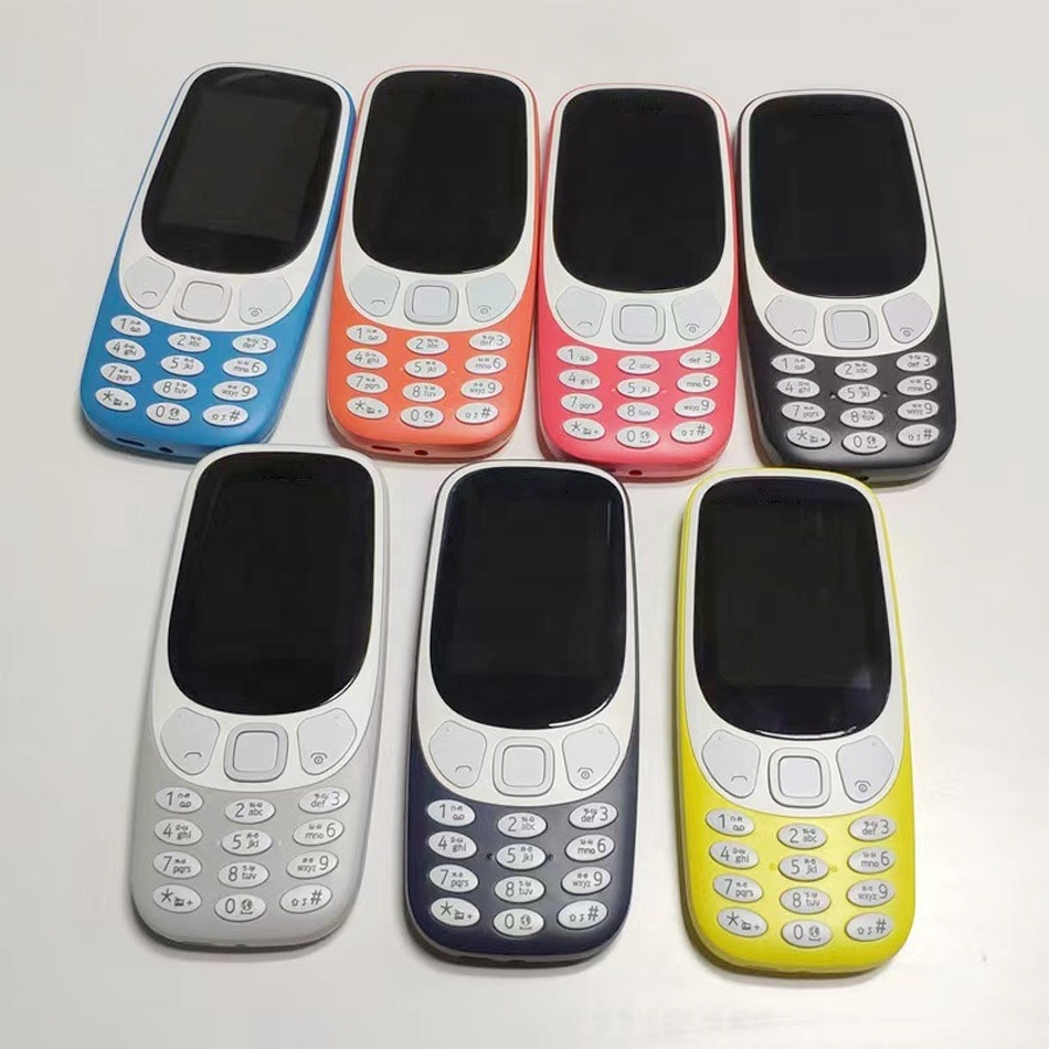 Low end Bar feature phone Original For Nokia 3310 2017 GSM used mobile phones Cheap keypad cellphone 105 106 150 6310