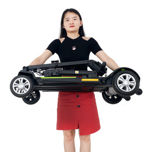 Hot Selling Lightweight Portable Folding Electric Mobility Scooters For Elderly And Disabled