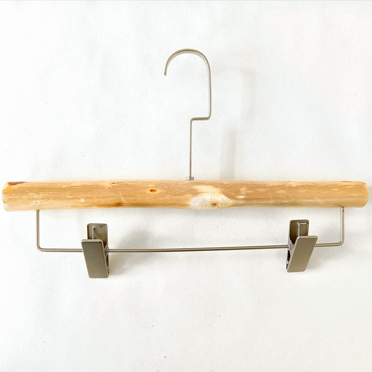 Solhui Ins korea dry wooden tree coat hanger creative laundry clothing women and children wood hangers