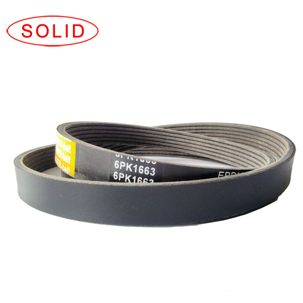 Auto Air Condition Belt for Pe ugeot 6pk1663 Poly V Ribbed Belt 6pk1665 Auto Alternator Belt for Pe ugeot 405